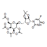 三乙酸[(2R,3S,4S,5R,6R)-2-(乙酰氧基甲基)-6-[[(3aR,4R,6R,6aR)-6-(5-氟-2,4-二氧代-3,4-二氫嘧啶-1(2H)-基)-2,2-二甲基四氫呋喃并[3,4-d][1,3]二噁茂-4-基]甲氧基]四氫-2H-吡喃-3,4,5-三基]酯