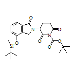 1-Boc-3-[4-[(叔丁基二甲基硅基)氧基]-1-氧代-2-異吲哚啉基]哌啶-2,6-二酮
