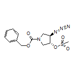 甲磺酸[(3R,4R)-4-疊氮基-1-Cbz-3-吡咯烷基]酯