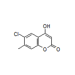 6-氯-4-羥基-7-甲基香豆素