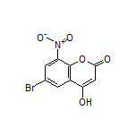 6-溴-4-羥基-8-硝基香豆素