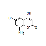 8-氨基-6-溴-4-羥基香豆素