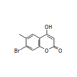 7-溴-4-羥基-6-甲基香豆素