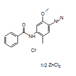 4-氨基-5-甲氧基-2-甲基苯酰替苯胺重氮鋅重鹽