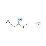 2-環(huán)丙基乙酰亞氨酸甲酯鹽酸鹽
