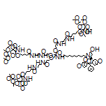 乙酸[[6-[4-[N-[3-[3-[3-[2-[N-[3-[5-[(5R,2R,3R,4R,6R)-3-(乙?；被?-4,5-二乙酰基氧基-6-(乙?；趸谆?(2H-3,4,5,6-四氫吡喃-2-基氧基)]戊?；趸鵠丙基]氨基甲酰基]乙氧基]-2-[[2-[N-[3-[5-[(5R,2R,3R,4R,6R)-3-(乙?；被?-4,5-二乙酰基氧基-6-(乙?；趸谆?(2H-3,4,5,6-四氫吡喃-2-基氧基)]戊酰基氨基]丙基]氨基甲?；鵠乙氧基]甲基]-2-[12-[(3R,5S)-5-[[雙(4-甲氧基苯基)苯基甲基]甲基]-3-羥基吡咯烷基]-12-氧代十二?；被鵠丙氧基]丙酰基氨基]丙基]氨基甲?；鵠丁氧基](3R,2R,4R,5R,6R)-5-(乙酰基氨基)-3,4-二乙?；趸?2H-3,4,5,6-四氫吡喃-2-基]甲基]酯