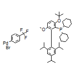 [3-(叔丁氧基)-2’,4’,6’-三異丙基-6-甲氧基-2-聯(lián)苯基]二環(huán)己基膦[4-(三氟甲基)苯基]溴化鈀(II)