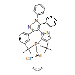 氯[(5-二叔丁基膦-1’,3’,5’-三苯基-)(1,4’-聯(lián)-1’H-吡唑)](η3-2-丙烯-1-基)鈀(II)